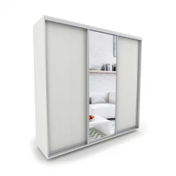 Трехстворчатый шкаф Акцент-Сим ДЗ 1500х600 Выбеленное дерево