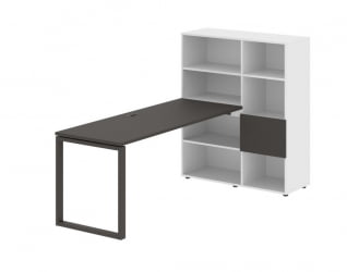 Рабочая станция ЕДИС ЕКРСТ 1117 Мокко Мокко Белый / EDIS EQRST