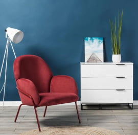 Комод 3 ящика CИТЙ 40095580х Белый / CITY 40095580h