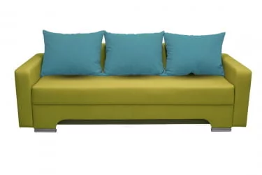 Диван с подушкой Киви с подлокотниками (3 категория) Нео Эппл Нео Азуре / Kiwi