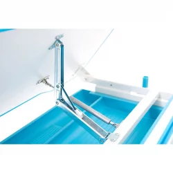 Детский стол со стульчиками РИФФОРМА Комфорт-07 Белый Голубой / RIFFORMA Comfort-07