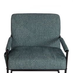 Кресло Чарли ЛУКС/Чарли Люкс велюр/букле, ВТ изумруд, 70х80х82 см / Charli LUX/Чарли VT