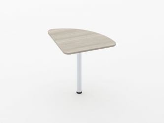 Приставка угловая Глассй 2.16 Дуб сантана светлый / Glassy