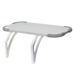 Полка навесная с проставкой Полка_бз 3/550 Белая Серая / Polka_bz