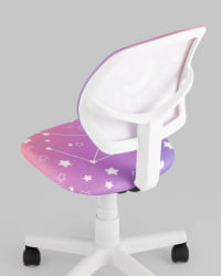Кресло компьютерное детское ЛОЛО Старрй Нигхт пластик белый / Starry Night