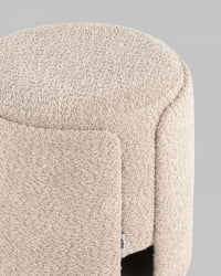 Пуф Такс букле (капучино) / Taks