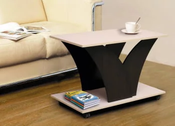 Стол журнальный №16 Ясень шимо светлый/Ясень шимо темный