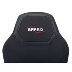 Кресло компьютерное БРАБИКС Алпха ГМ-018 Черное / BRABIX Alpha GM-018