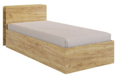 Кровать с основанием Юниор ЗО.СМУ-02 дуб крафт золотой / ZO.SMU-02