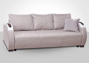 Диван-кровать Европа-2 каролина блэк микровелюр кожа 24-1 эйвон 270[