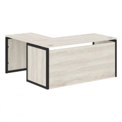 Стол письменный угловой правый КСТЕН-КП КСКПCТ 1615Х Р Сосна Эдмонт Антрацит / XTEN-QP XQPCT 1615H R