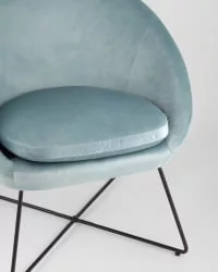 Кресло Колумбия Пыльно-голубое