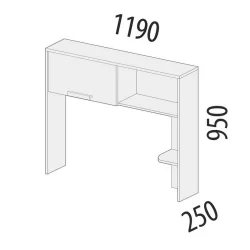 Шкаф Кашемир 900.25 Дуб Кронберг