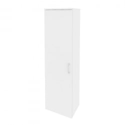 Гардероб узкий (левое исполнение) ОНИКС О.ГБ-1(Л) Белый Бриллиант / ONIX O.GB-1(L)