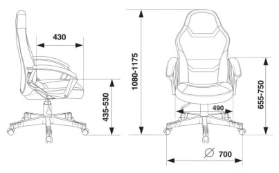 Кресло игровое Зомбие 10 Ред / Zombie Red