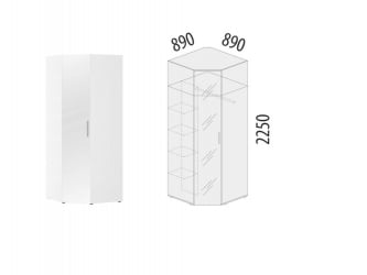 Детский шкаф Николь 901.09