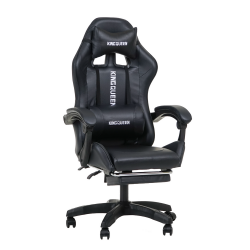 Кресло 1206 КИНГКУЕЕН цвет черный с массажем 1206-блаcк-масс / KINGQUEEN 1206-black-mass