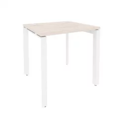 Стол рабочий на П-образном м/к ОНИКС О.МП-СП-0.7 Денвер Светлый/Белый / ONIX O.MP-SP-0.7