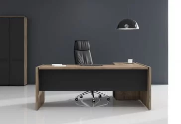 Кабинет руководителя МОРРИС ТРЕНД комплект №2 Антрацит Кария Пальмира / MORRIS TREND