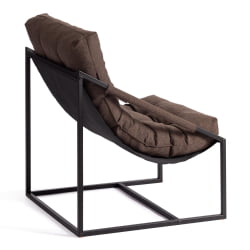 Кресло Чарли / Чарли без подлокотника рогожка, коричневый, 3М7-147, 70х70х84 см / Charli