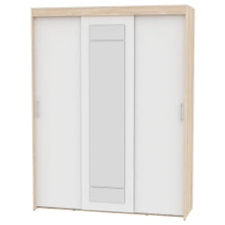 Шкаф-купе Т-3-230х175х60-М(ДСС-Белый-13) / T-3-230х175х60-M(ДСС-Белый-13)