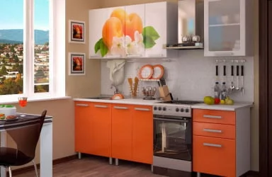 Кухня 1,8 м Персик