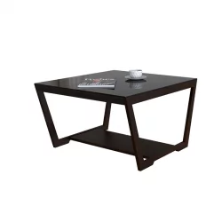 Стеклянный стол БеаутйСтйле 1 Венге/стекло черное / BeautyStyle