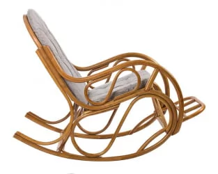 Кресло-качалка CЛАССИC МИ-001 с подушкой Золотой мёд / CLASSIC MI-001