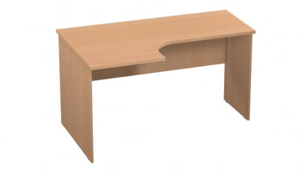 Стол компьютерный угловой Р.РС-16 (левый) Крафт белый