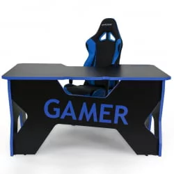 Стол геймерский Генериc Комфорт Гамер2/ДС/НБ Синий Черный / Generic Comfort Gamer2/DS/NB