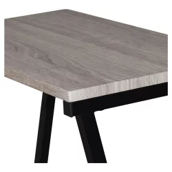 Стол на металлокаркасе БРАБИКС ЛОФТ CД-004 Дуб антик / BRABIX LOFT CD-004