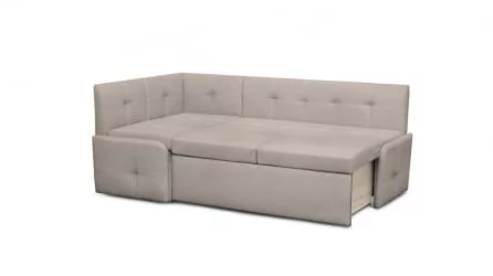 Кухонный уголок Вена рогожка Савана Плус Иворй / Savana Plus Ivory