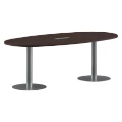 Конференц-стол на 6-8 человек ИМАГО ПРГ-3 Венге Магия-алюминий / IMAGO