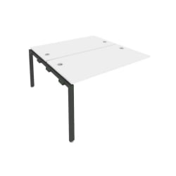 Проходной наборный элемент рабочей станции Метал Сйстем Б.ПРС-СП-2.3 Белый/Антрацит / Metal System