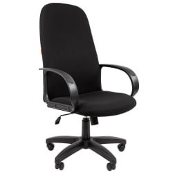 Кресло руководителя CХАИРМАН 279 ткань серии Т08 Черный / CHAIRMAN T08