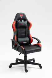Кресло спортивное ТопЧаирс Виверн черно-красный / TopChairs Wyvern