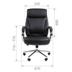 Кресло руководителя Чаирман 794 экокожа Коричневый / Chairman