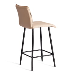 Барный стул Бари/Бари экокожа , бежевый, 42х55х99 см / Bari/Бари