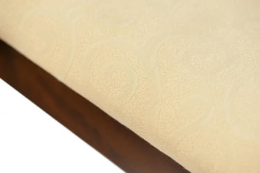 Стул Персей/ Персеус дерево гевея, 46х54х99см, Каппучино , ткань кремовая с рисунком (3321) / Perseus Cappuchino