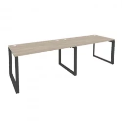 Рабочая станция на О-образном м/к ОНИКС О.МО-РС-2.3.8 Дуб Аттик/Антрацит / ONIX O.MO-RS-2.3.8