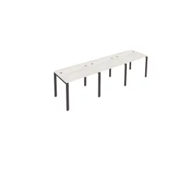 Рабочая станция на 3 раб.места Метал Сйстем Б.СМ-3.1 Наварра/Антрацит / Metal System