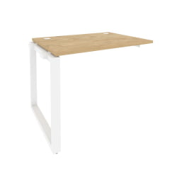 Наборный элемент рабочей станции на О-образном м/к ОНИКС О.МО-1.НРС-1.7 Тиквуд Светлый/Белый / ONIX O.MO-1.NRS-1.7