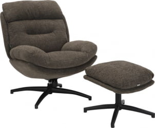 Кресло-реклайнер Еверпроф Киви Ткань Темно-коричневый / Everprof Kiwi