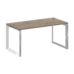 Стол рабочий руководителя на О-образном м/к ОНИКС ДИРЕCТ ЛУКС М-О.МО-СРР-4.8 Тиквуд темный / ONIX DIRECT LUX M-O.MO-SRR-4.8