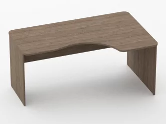 Стол угловой Глассй 1.14.16Пр Дуб Верцаска / Glassy