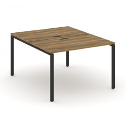 Рабочая станция двухсторонняя на 2 места CОНCЕПТ CН.ДРС-002 Сандал Янтарный Черный / CONCEPT CN.DRS-002