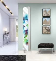 Поворотный зеркальный шкаф Лупо Шелф Арт Беленый дуб