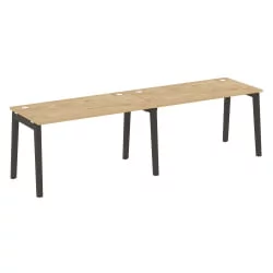 Рабочая станция ОНИКС ВООД ОВ.РС-2.3.7 Тиквуд Светлый/Темный / ONIX WOOD OW.RS-2.3.7