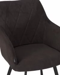 Стул обеденный ДОБРИН РОБЙ велюр Катаниа Еспрессо / DOBRIN ROBY Catania Espresso