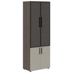 Шкаф комбинированный ВЕЛИОН ВХCС 80.2 Аметист Дуб Сильвер / VELION VHCS